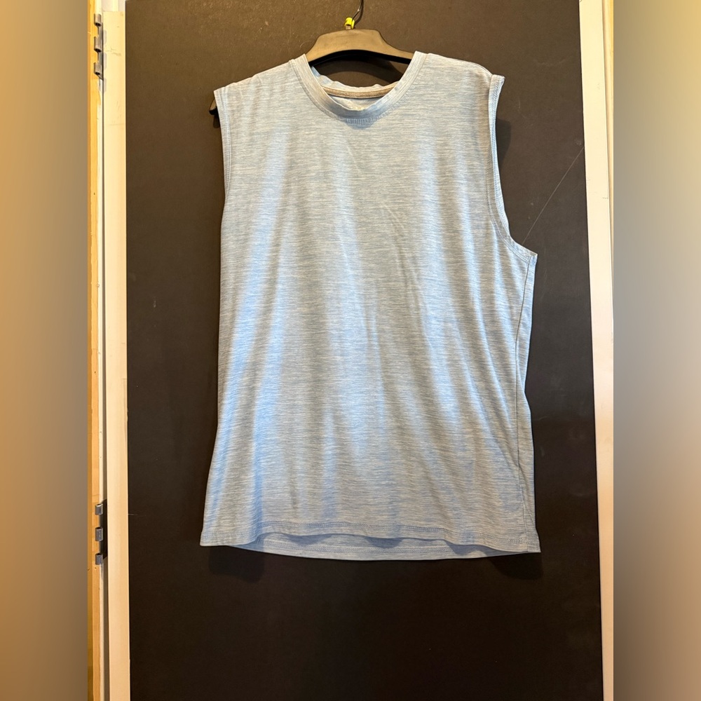 Active Basic Sky Blue Men's Tank Top